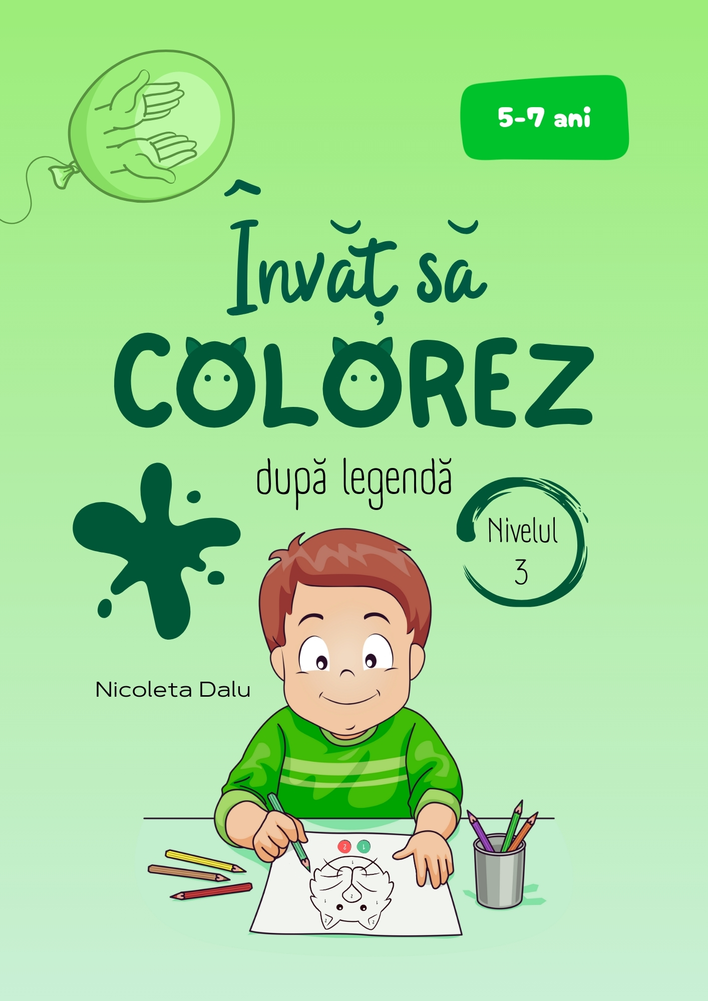 Invat sa colorez dupa legenda