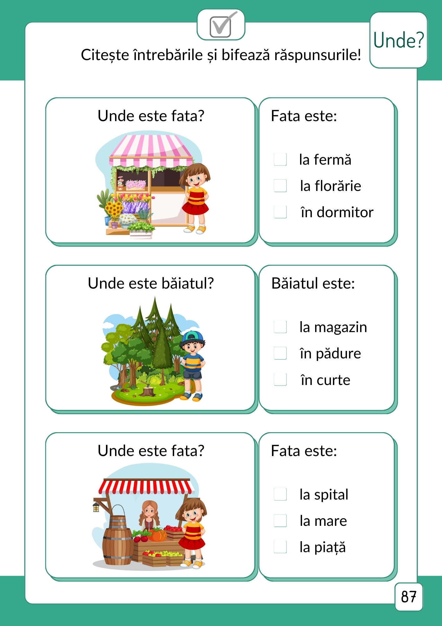 Citesc și înțeleg - Nivelul 3: Răspund la întrebări scurte și mă pregătesc pentru citirea unui text
