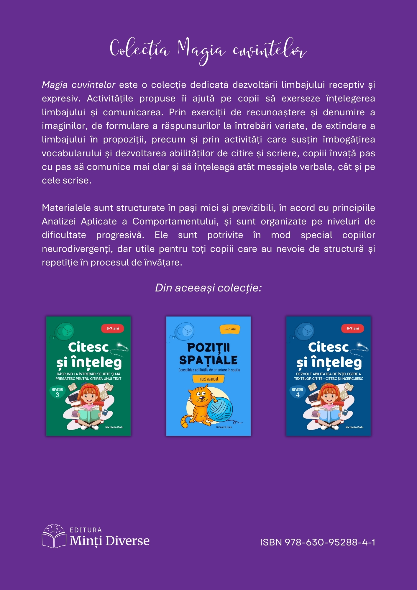 Citesc și înțeleg - Nivelul 5: Dezvolt abilitatea de înțelegere a textelor citite - citesc și scriu