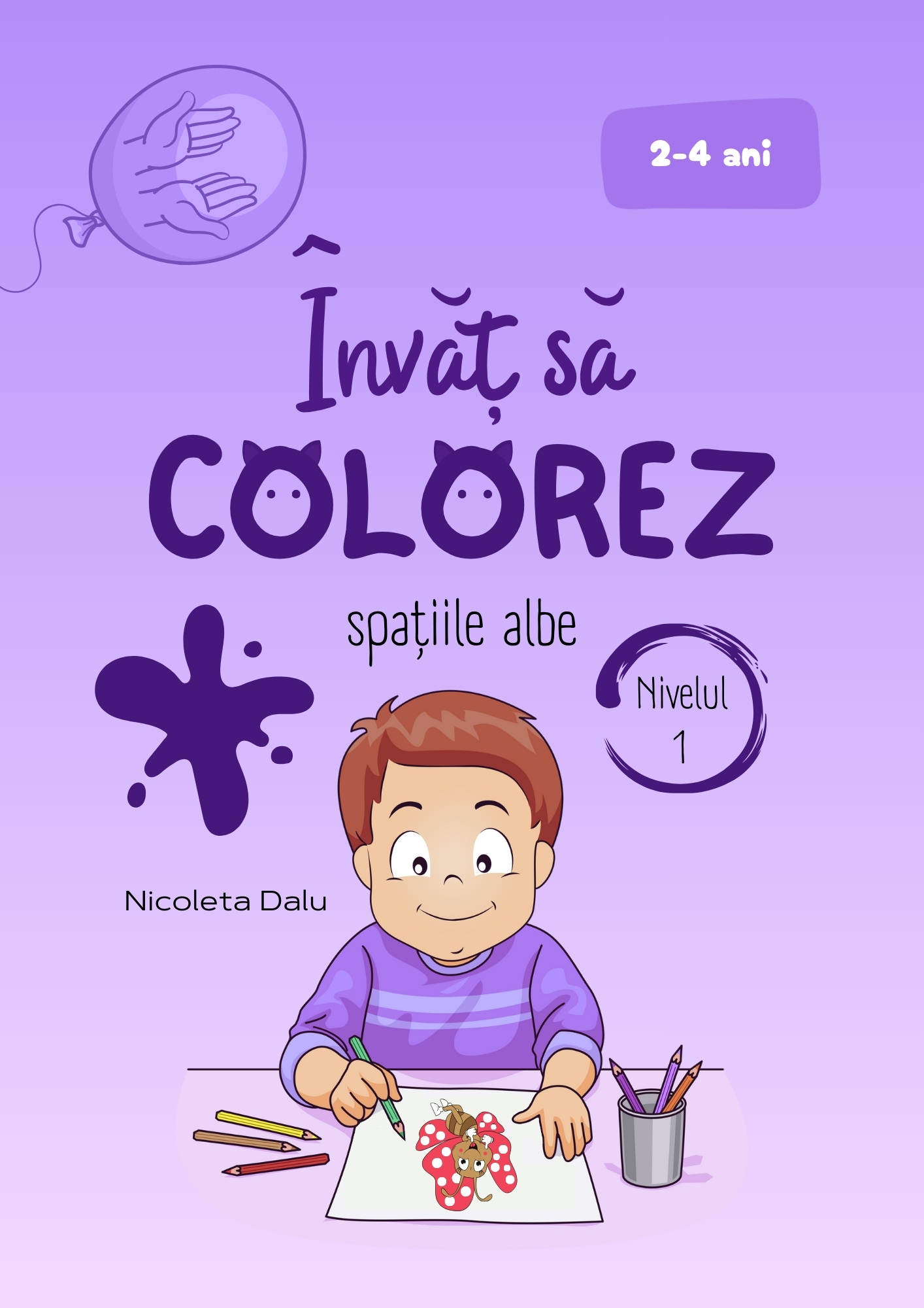 invat sa colorez spatiile albe