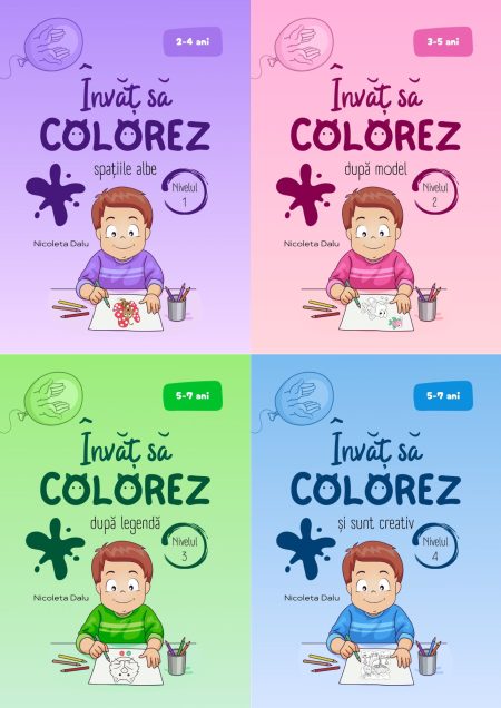 Pachet Învăț să colorez