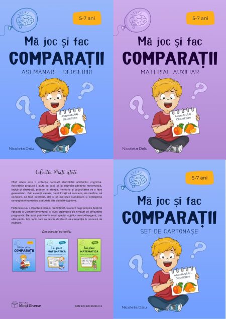 Pachet Mă joc și fac comparații